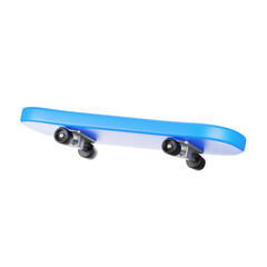 Poster - 3d rendering skateboard icon. 3d hobbies icon concept