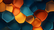 © bharath - Abstract Geometric Pattern with Warm Tones, Stylish and Modern Design Perfect for Contemporary and Artistic Projects