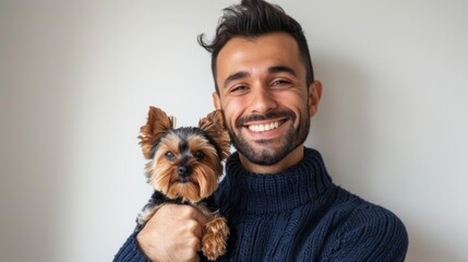 Canvas Print - The Man and His Dog