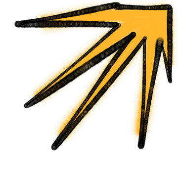 spray drips graffiti element star shape
