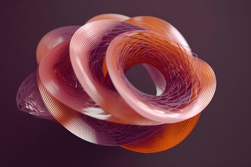 looped twisted shape