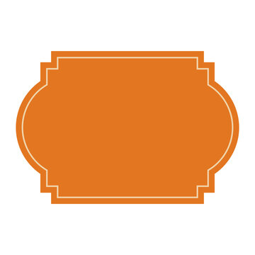 vintage label label frame.