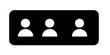 © Vlad - group of people icon on black background