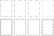 © Елена Челышева - vector frames black on a white background