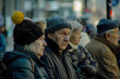 © Araguatai - Older man on the street. Generated with AI.