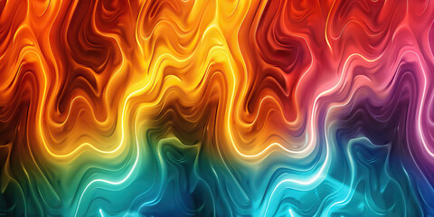 Wall Mural - Zigzag Zest: Zigzagging lines in contrasting colors, adding a dynamic and energetic feel to the background