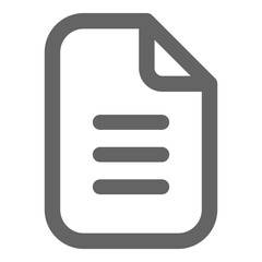 Poster - File icon, vector illustration, simple design, best used for web