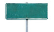© Yeti Studio - Green street sign, cut out