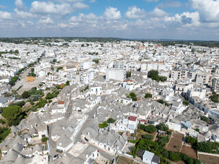 Sticker - Trulli houses in Alberobello, Italy