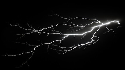 Lightning strike overlay texture black background