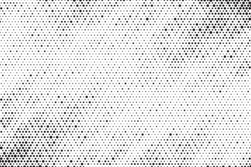 Poster - Halftone vector background. Monochrome halftone pattern. Abstract geometric dots background. Pop Art comic gradient black white texture. Design for presentation banner, poster, flyer, business card.	