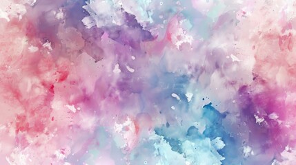 Wall Mural - Pastel watercolor patterned background