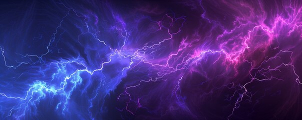 abstract lightning texture purple and blue background