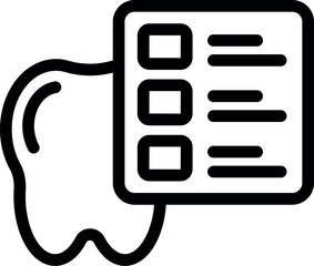 Poster - Graphic icon depicting a hand holding a checklist, symbolizing task completion