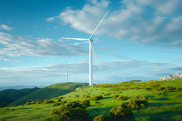 Wind turbine generators for green electricity production