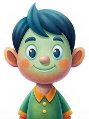 Wall Mural - A character in the style of a cartoon.