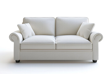 Wall Mural - single sofa animation with white background and 360 degress 3d animationisolated on solid white background.