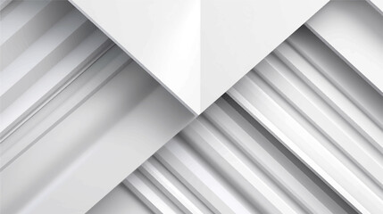 Wall Mural - grey white abstract background paper shine and layer element vector for presentation design. suit fo