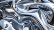 © indyntk - Swirling and intertwining liquid chrome colors, presenting a futuristic and captivating aesthetic