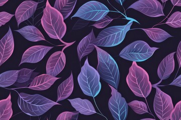 Wall Mural - Gorgeous foliage design for your fashion and apparel needs