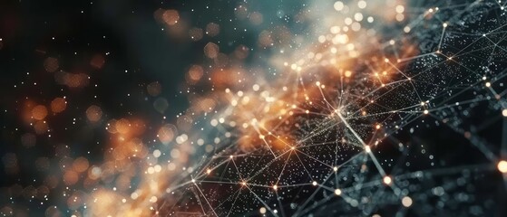Poster - Close Up of Computer Screen With Blurry Background