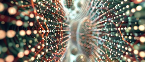Poster - Close Up of a Computer Screen With Many Circles