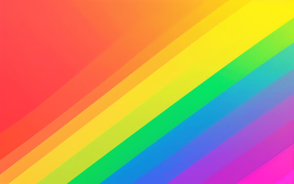 Pride background featuring a gradient of rainbow colors and ample copyspace.