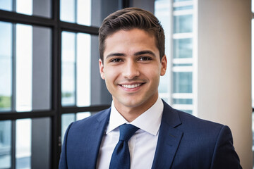 Wall Mural - Young Lawyer in Law Firm