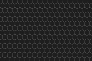 Poster - Simple geometric hexagon texture background.