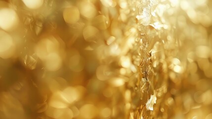 Poster - blurry organic gold backdrop