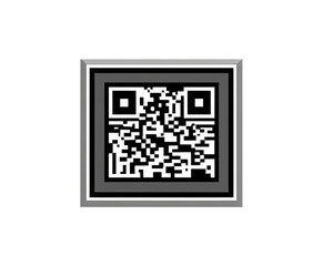 Wall Mural - QR code png, QR code png transparent images, QR code on white isolated background, QR code images, QR code wallpaper