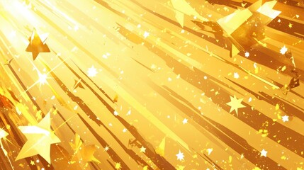 Wall Mural - the comic background is adorned with dazzling sunburst lines and twinkling stars