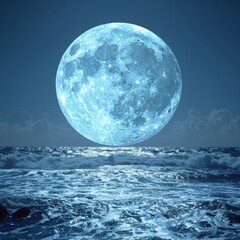 Wall Mural - fantasy painting fairy tales moon