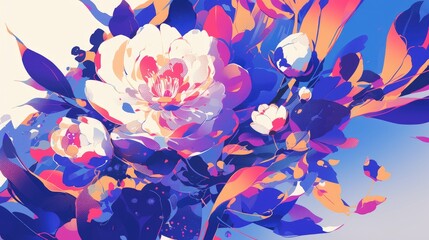 Poster - Enhance the appeal of the flower by immersing yourself in its vibrant colors and delicate fragrance