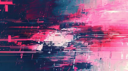 Wall Mural - futuristic glitch effect texture background digital art concept illustration