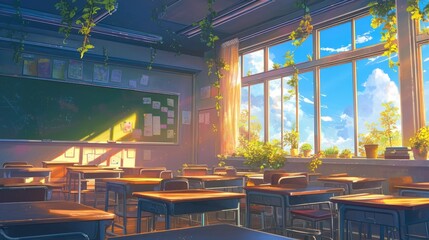 Sticker - Inside the classroom