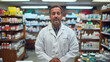 © Darren Green - Pharmacy Counter - A pharmacy with a pharmacist at the counter