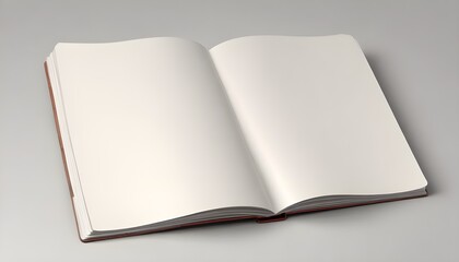 Pages png sketchbook mockup on transparent background