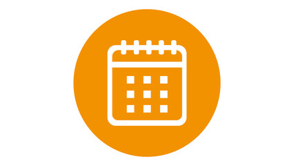 Calendar button design illustration