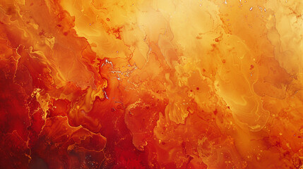 a fusion of acrylic ink blots in earthy tones - terracotta, olive, rust - merging to create a warm a