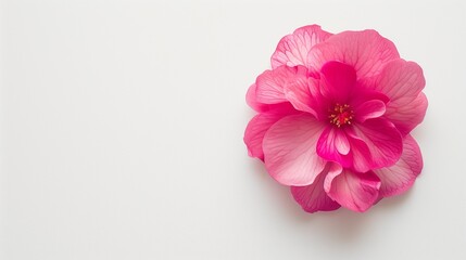 Wall Mural - ai generated illustration of a camellia on white background