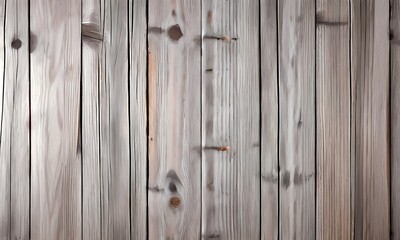 Wall Mural - Grey plank wallpaper featuring rustic wooden texture sturdy and vertically aligned planks, Ai Generated