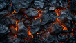 © Graphi Fusion - Buring coal texture background high quality texture