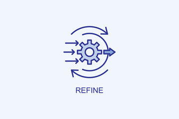 refine vector icon or logo illustration