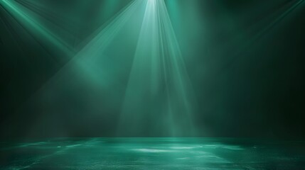 Poster - dark green product background.