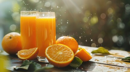 Poster - the importance of freshly prepared orange juice for promoting products