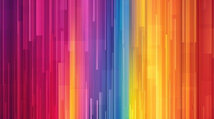 Poster - abstract background with multicolored gradient vertical lines