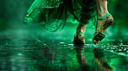 Enchanting Fairy in the Rain: A Colorful Journey