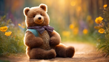 happy teddy bear 