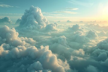 Breathtaking Cloudscape from Aerial Perspective